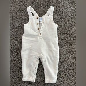 Toddler Baby Soft White Overalls